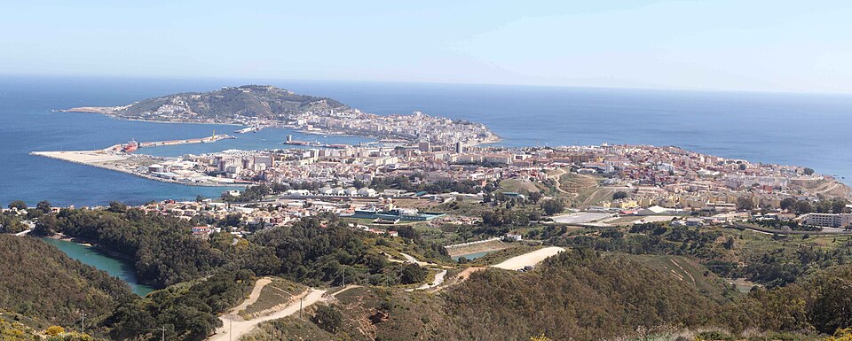 Imagen panorámica de la ciudad de Ceuta